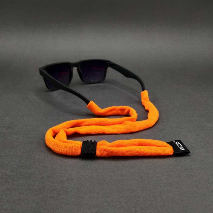 Eaglesee-بند عینک مدل کتان ساده نارنجی