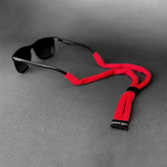 بند عینک مدل کتان ساده قرمز 
